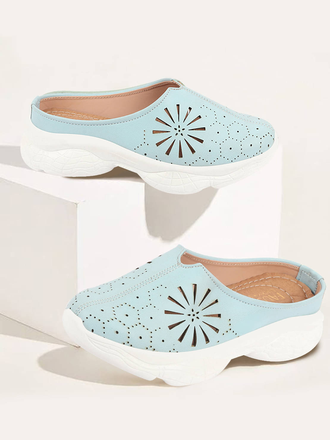    			Fausto - Blue Women's Slip On