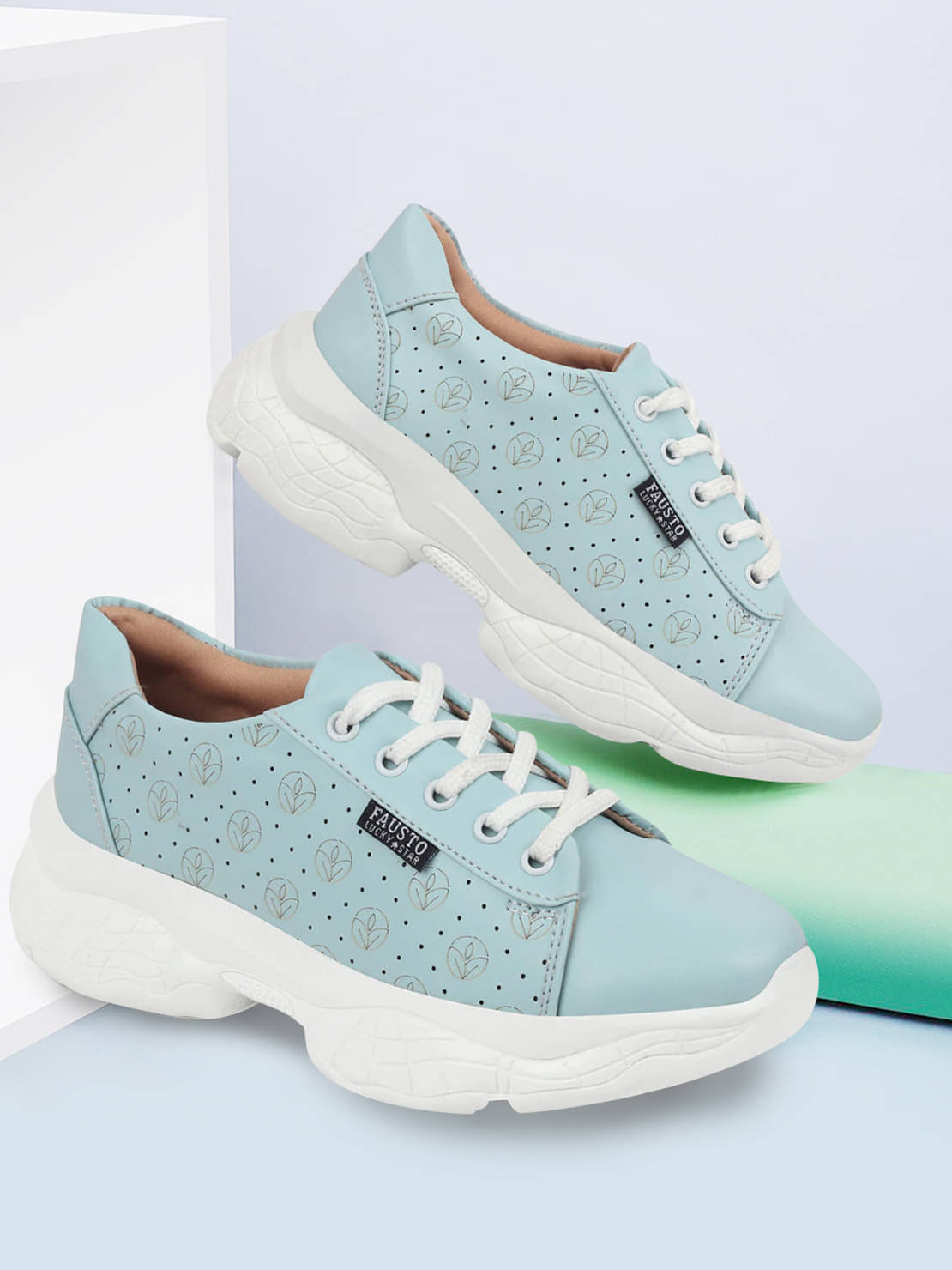 Fausto - Blue Women's Sneakers Fausto - Blue Women's Sneakers