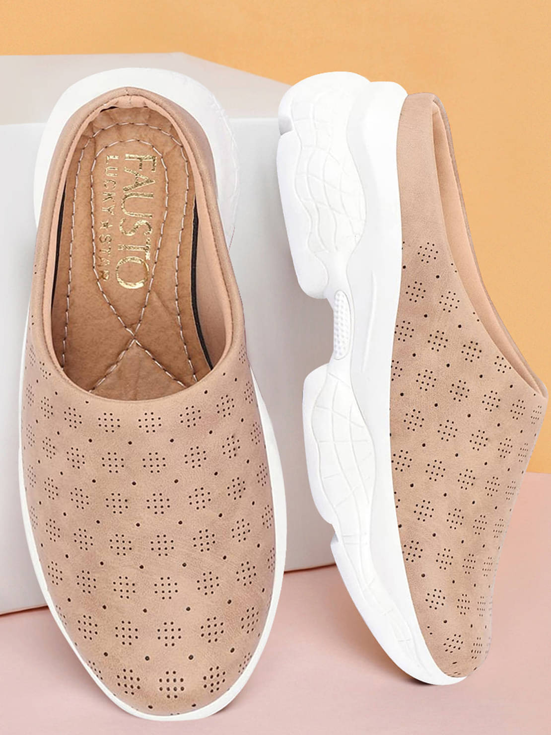     			Fausto - Brown Women's Slip On
