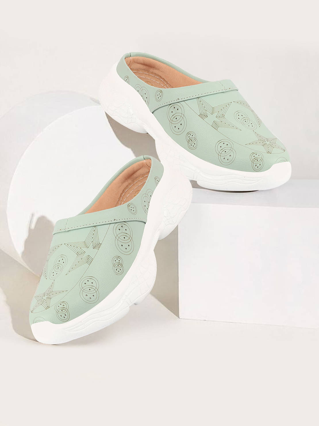    			Fausto - Green Women's Slip On