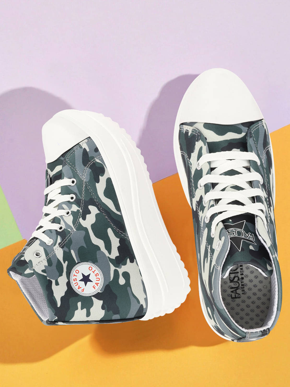 Fausto - Green Women's Sneakers Fausto - Green Women's Sneakers