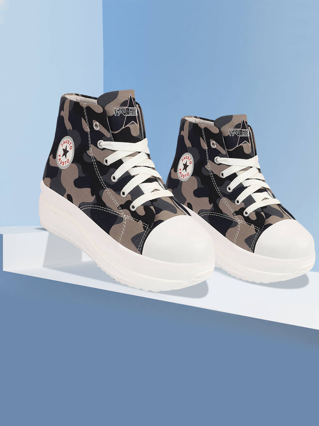 Fausto - Navy Blue Women's Sneakers     			Fausto - Navy Blue Women's Sneakers