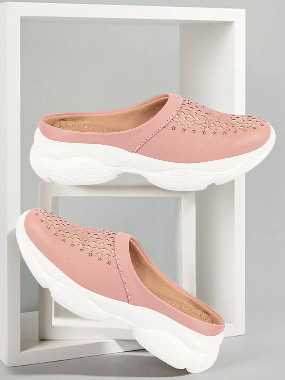     			Fausto - Peach Women's Mules Shoes