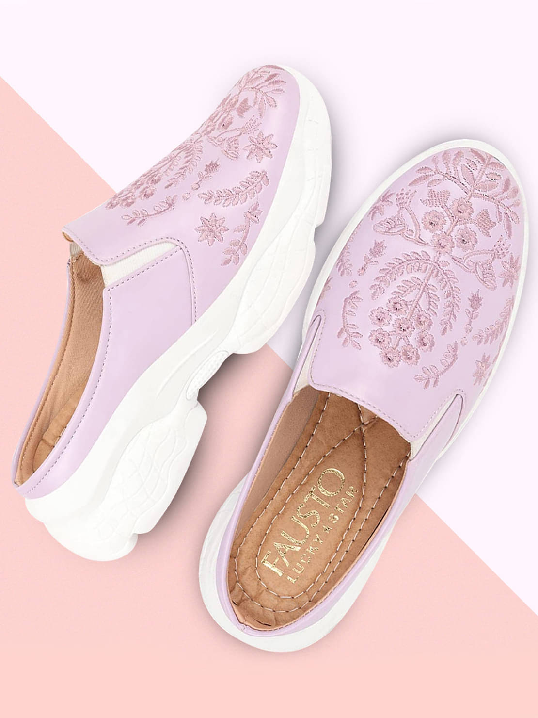     			Fausto - Purple Women's Mules Shoes