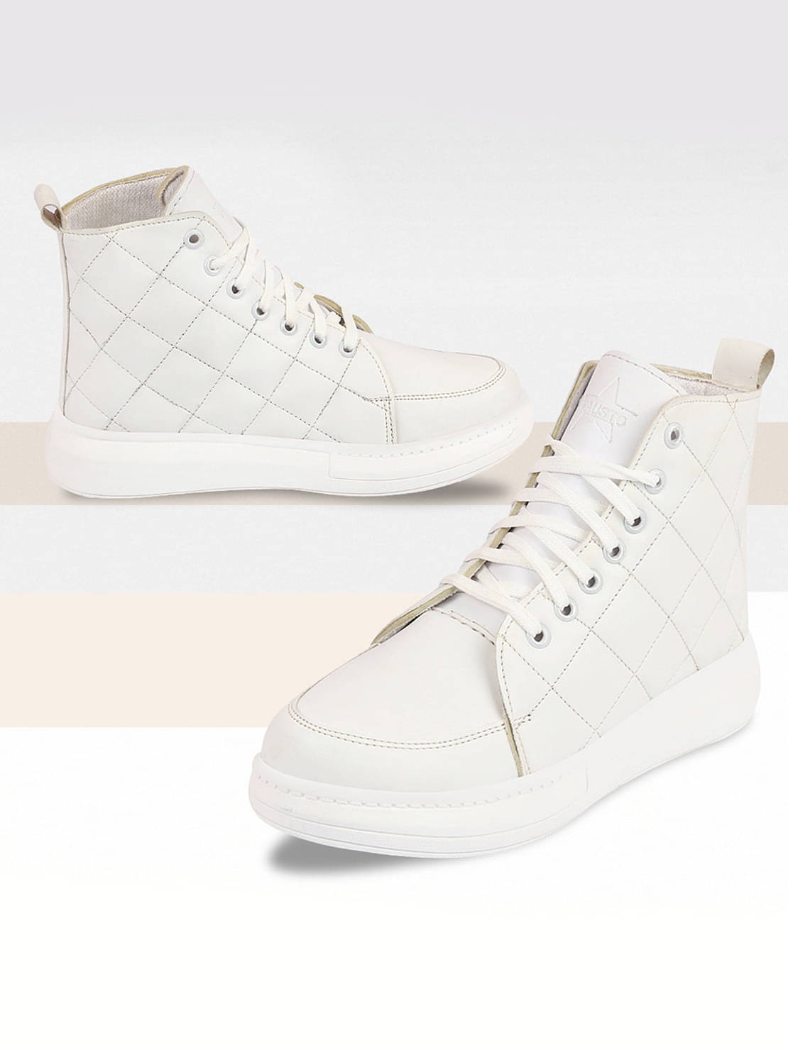     			Fausto - White Women's Sneakers