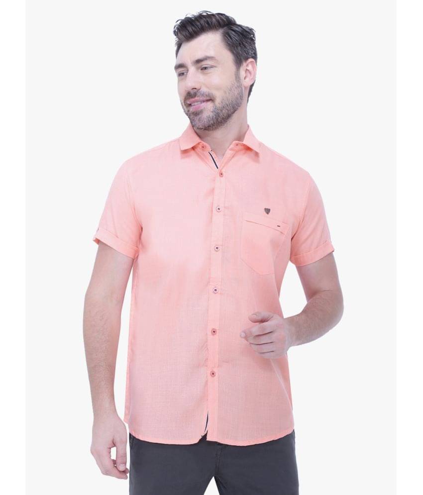 Kuons Avenue - Cream Linen Slim Fit Men's Casual Shirt ( Pack of 1 ) Kuons Avenue - Cream Linen Slim Fit Men's Casual Shirt ( Pack of 1 )