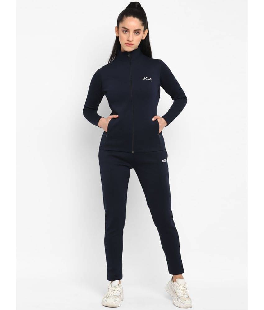     			UCLA Navy Polyester Colorblock Tracksuit - Pack of 1