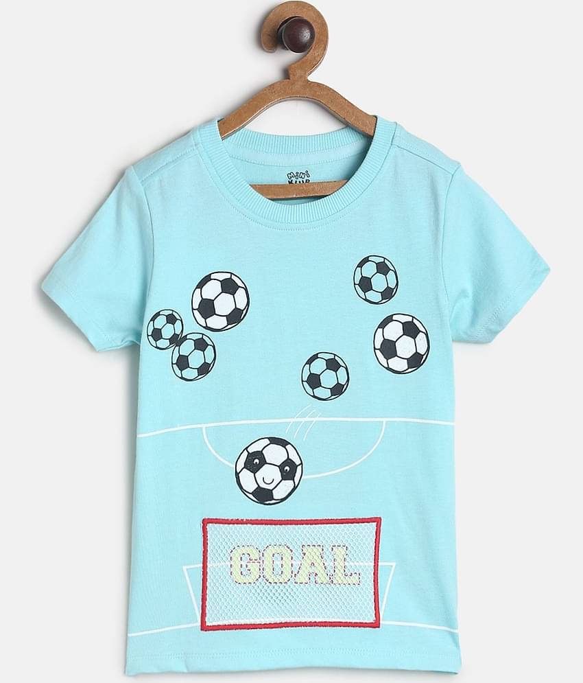 miniklub Pack of 2 Boys Cotton Polo T-Shirt ( Blue )