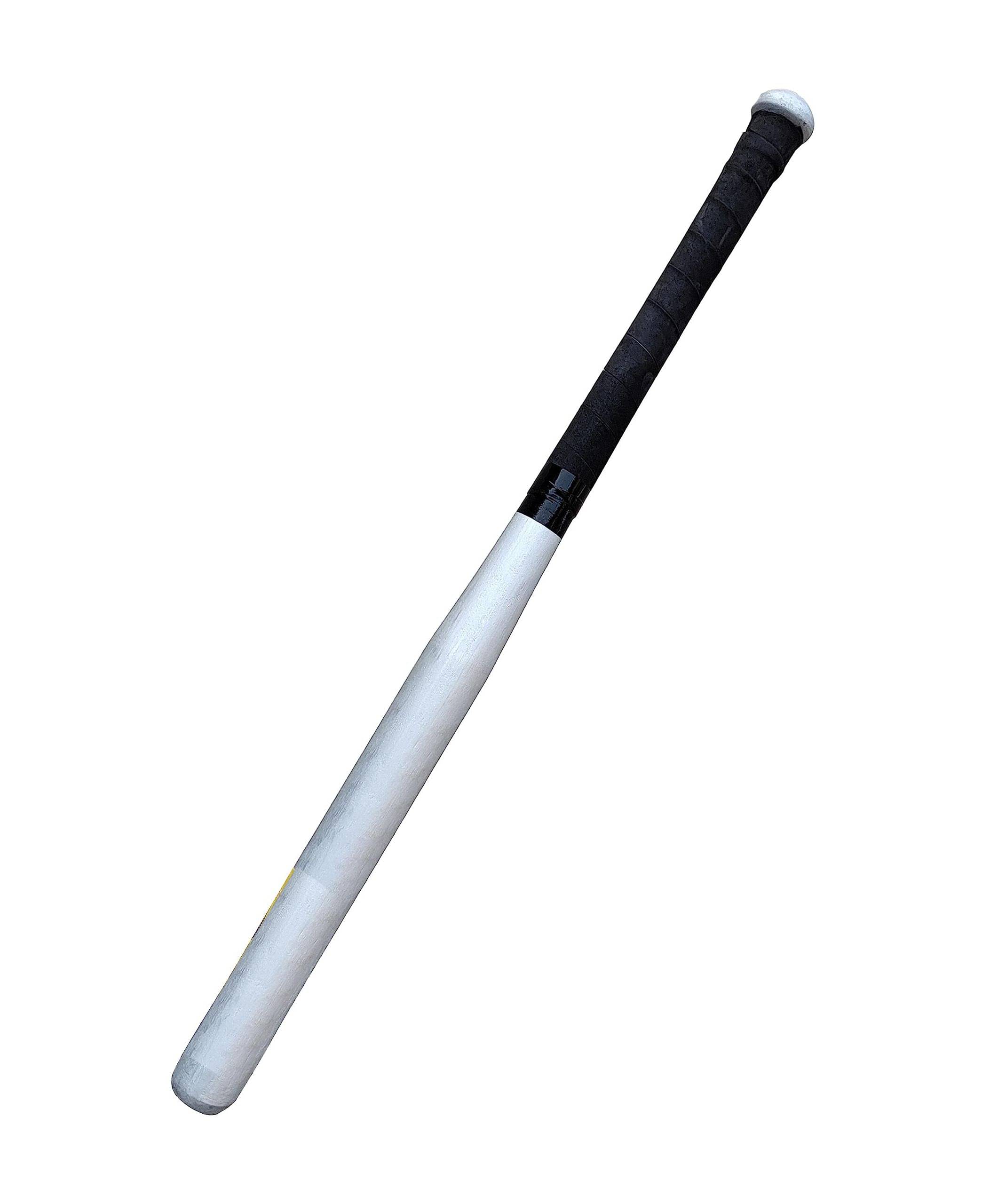 CLOVERBYTE 31'Inch Wooden Baseball Bat with Rubber Grip Baseball Bat CLOVERBYTE 31'Inch Wooden Baseball Bat with Rubber Grip Baseball Bat