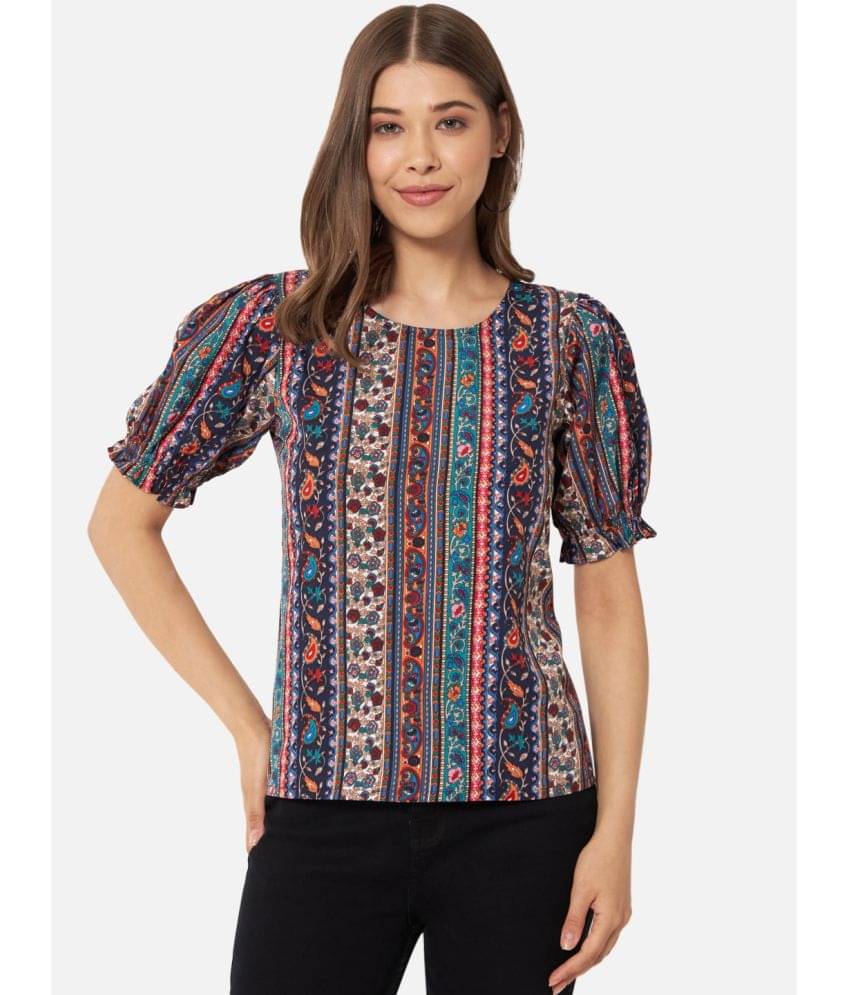 ALL WAYS YOU Women's Crepe Regular Top ( Multicolor )     			ALL WAYS YOU Women's Crepe Regular Top ( Multicolor )