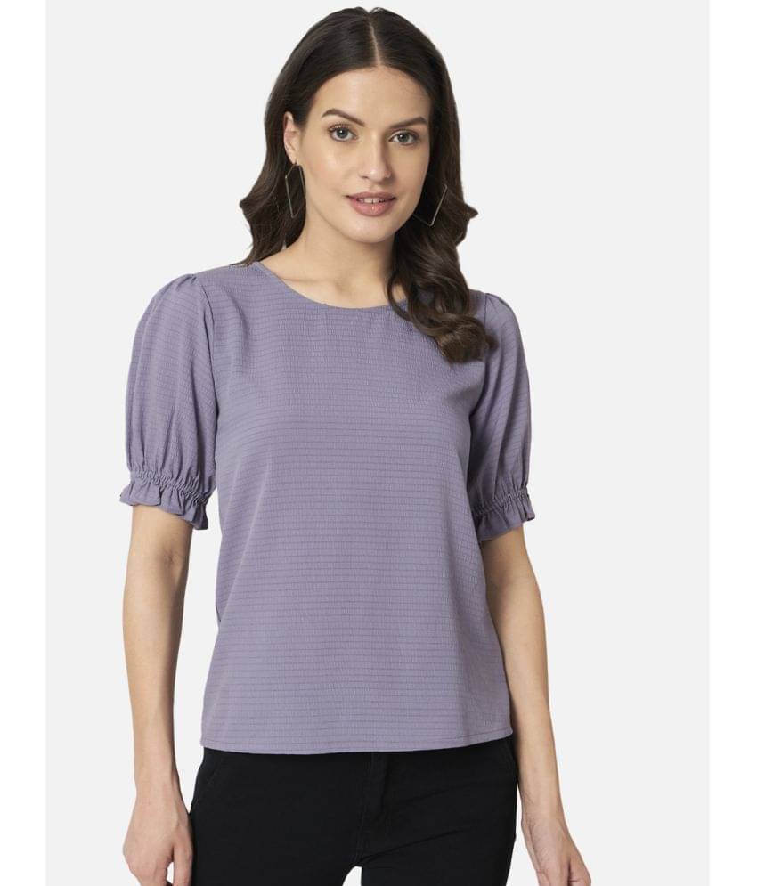     			ALL WAYS YOU - Purple Crepe Women's Regular Top ( Pack of 1 )