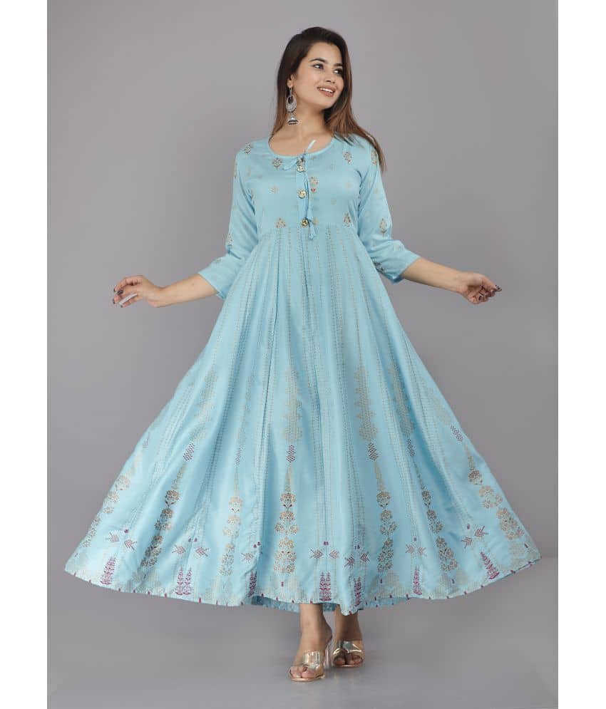 AVEITH - Wine Rayon Women's Anarkali Kurti ( Pack of 1 ) - Kurtis, Tunics | Buy online on ZillyBuy