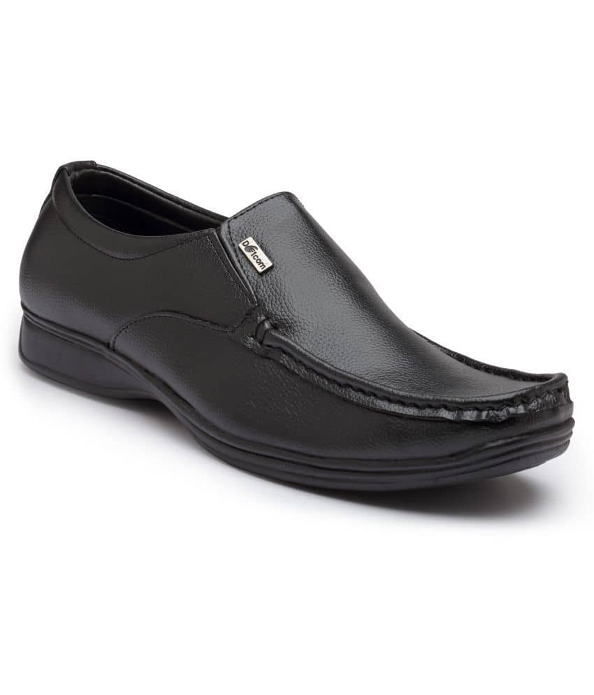 Action - Black Men's Slip On Formal Shoes - Formal Shoes | Buy online on ZillyBuy
