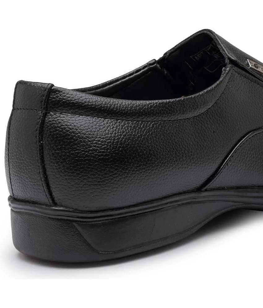 Action - Black Men's Slip On Formal Shoes