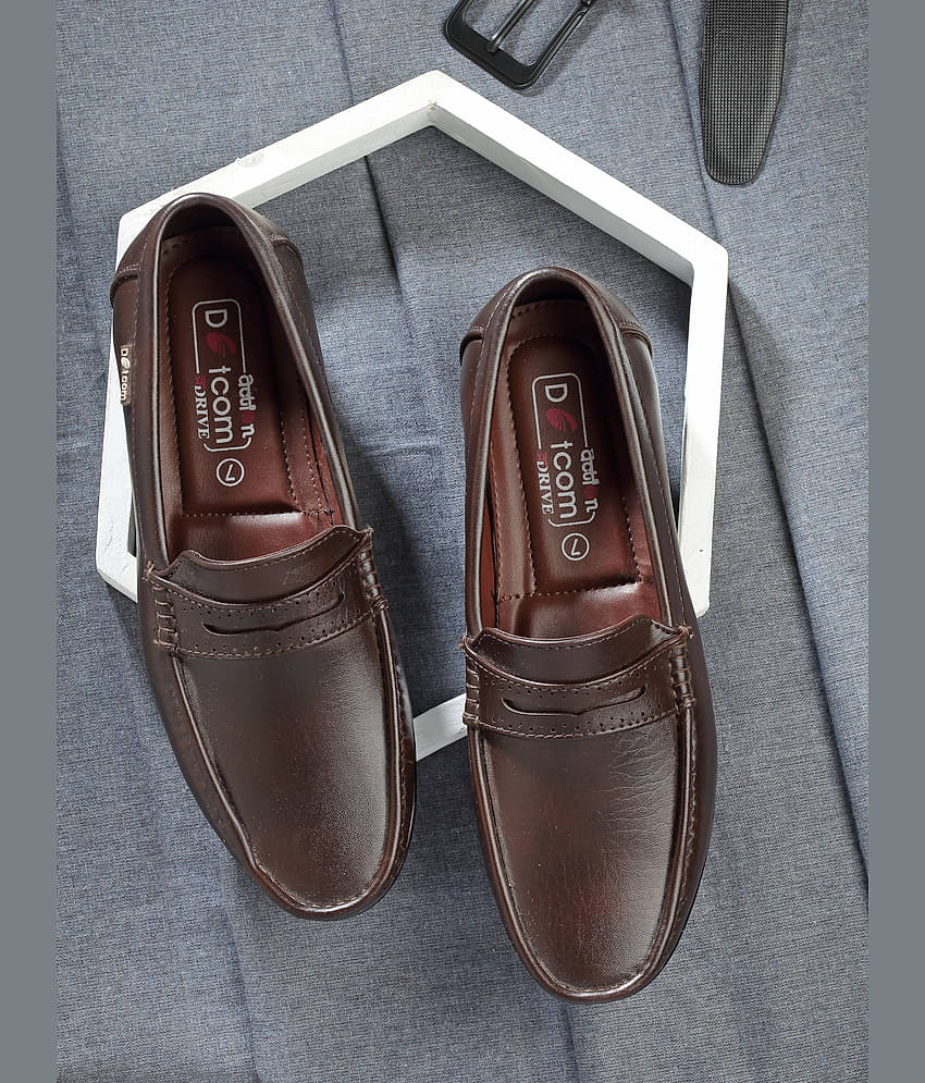 Action - Brown Men's Mocassin Formal Shoes