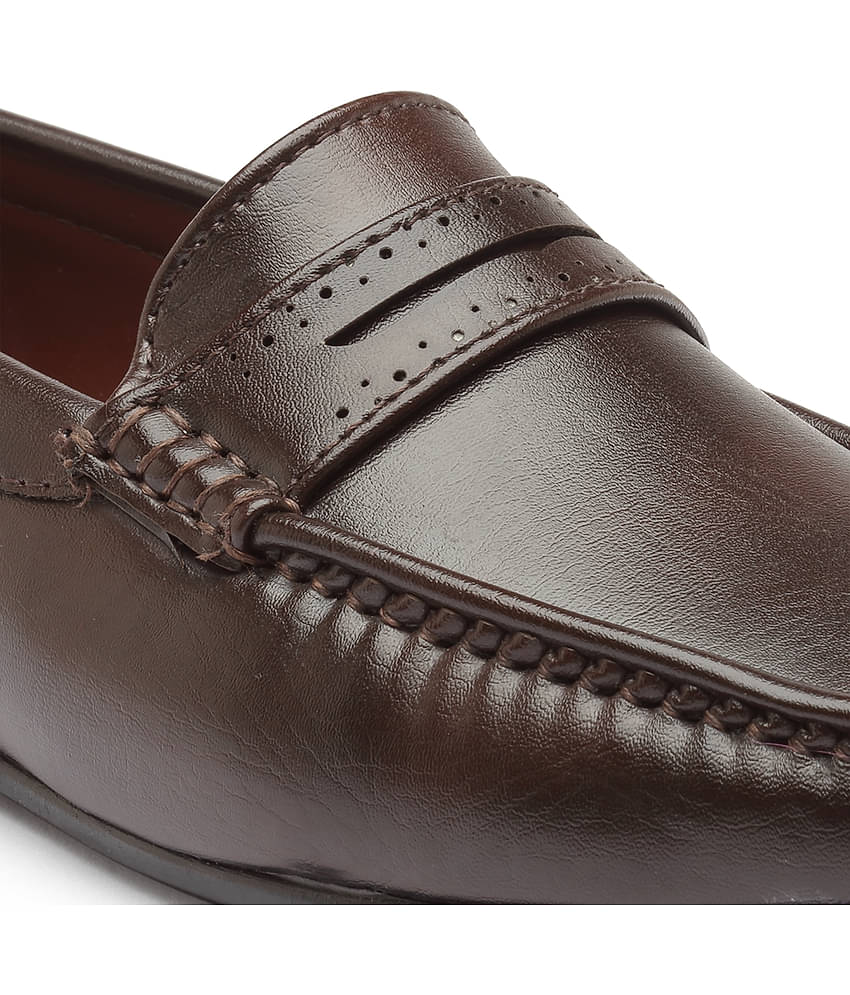 Action - Brown Men's Mocassin Formal Shoes