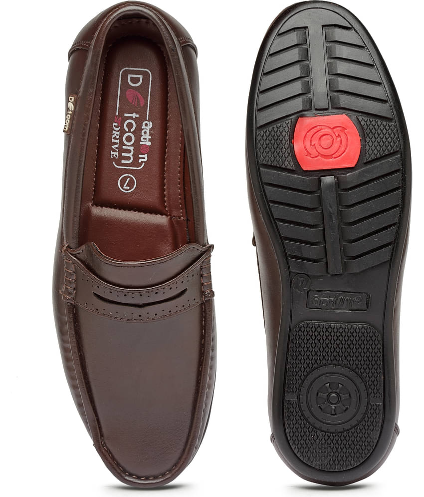Action - Brown Men's Mocassin Formal Shoes