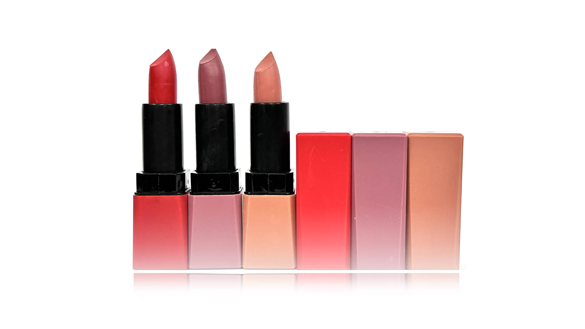 Blushis Hot Lips Liquid Matte Lipsticks Next To Nude, Red Twist,Light Nude (Pack of 3) 8g Blushis Hot Lips Liquid Matte Lipsticks Next To Nude, Red Twist,Light Nude (Pack of 3) 8g
