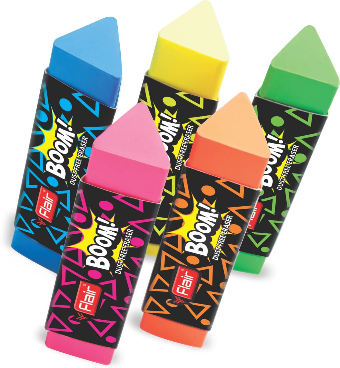Flair Creative Boom Non-Toxic Eraser (Multicolor) - Stationery | Buy online on ZillyBuy