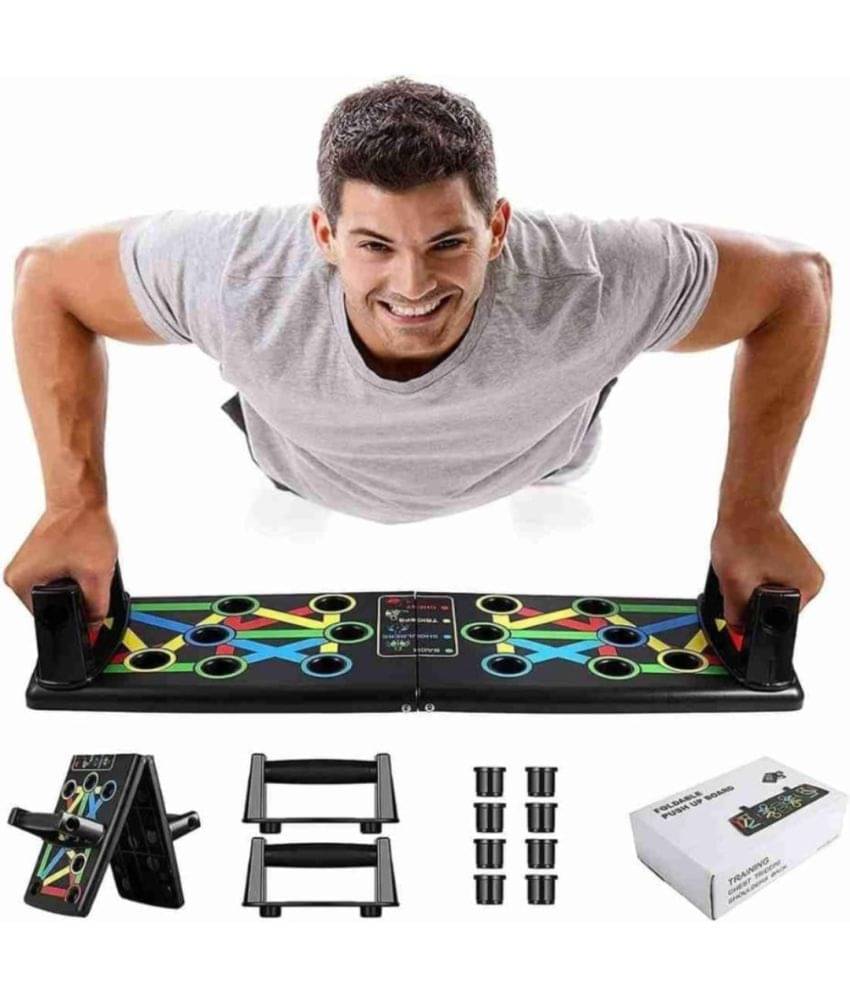 VOLTEX Push Up Board -with 14-in-one Muscle Toning System, Multifunctional Colour Coded Foldable Push up Board for Body VOLTEX Push Up Board -with 14-in-one Muscle Toning System, Multifunctional Colour Coded Foldable Push up Board for Body