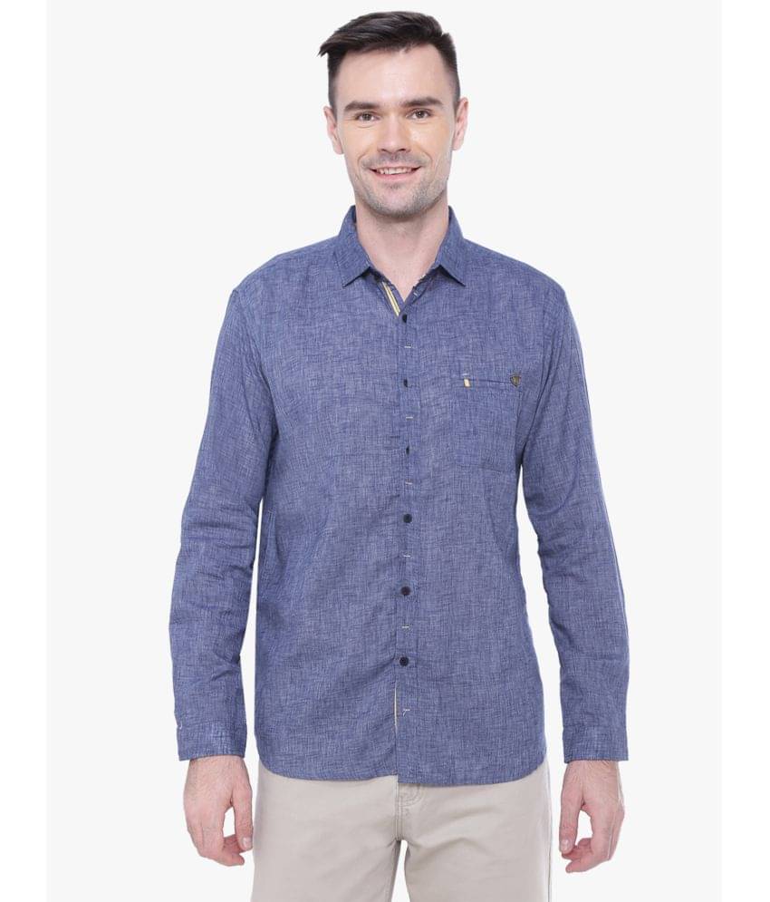     			Kuons Avenue - Blue 100% Cotton Regular Fit Men's Casual Shirt ( Pack of 1 )