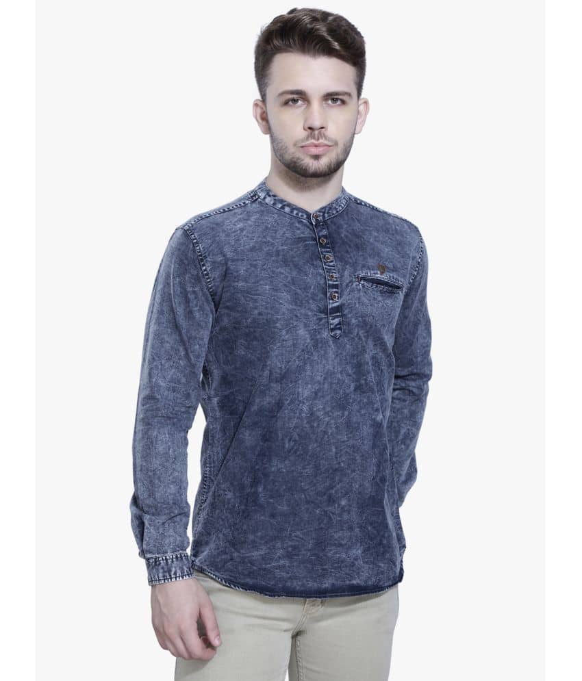 Kuons Avenue - Grey Cotton Men's Regular Kurta ( Pack of 1 ) - Kurtas & Kurta Sets | Buy online on ZillyBuy