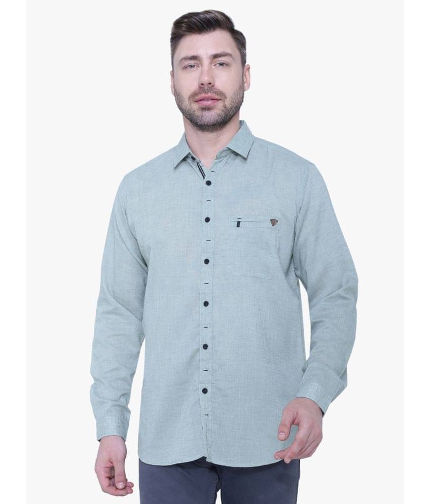     			Kuons Avenue - Light Blue Linen Slim Fit Men's Casual Shirt ( Pack of 1 )