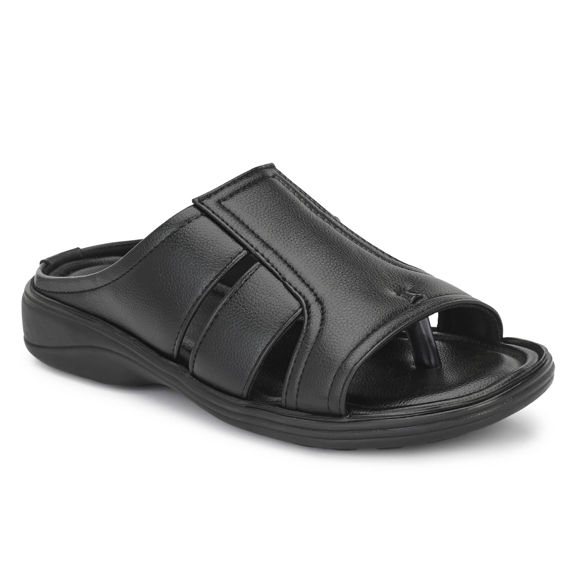 Leeport - Black Men's Sandals