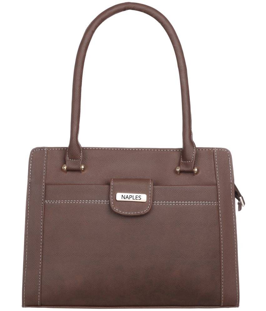     			Naples Handheld PU Set of 1 ( Brown )