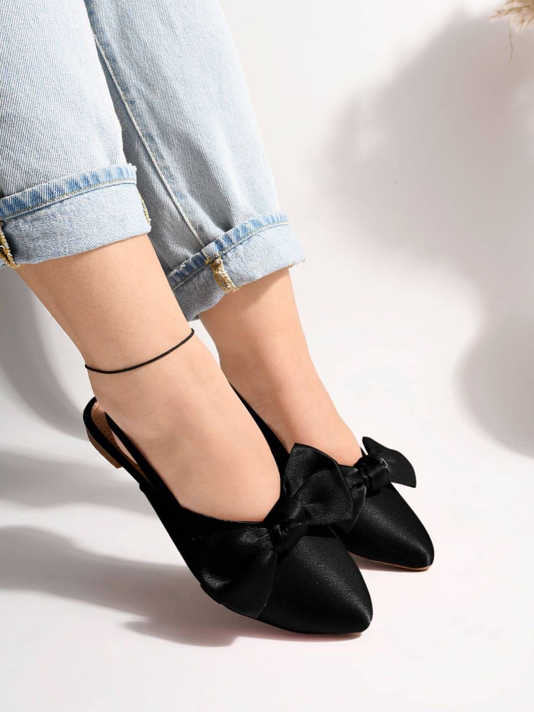     			Shoetopia - Black Women's Flats