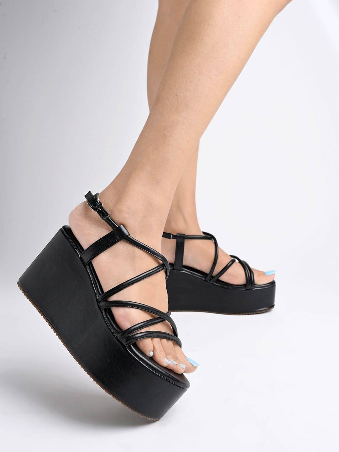 Shoetopia - Black Women's Sandal Heels     			Shoetopia - Black Women's Sandal Heels