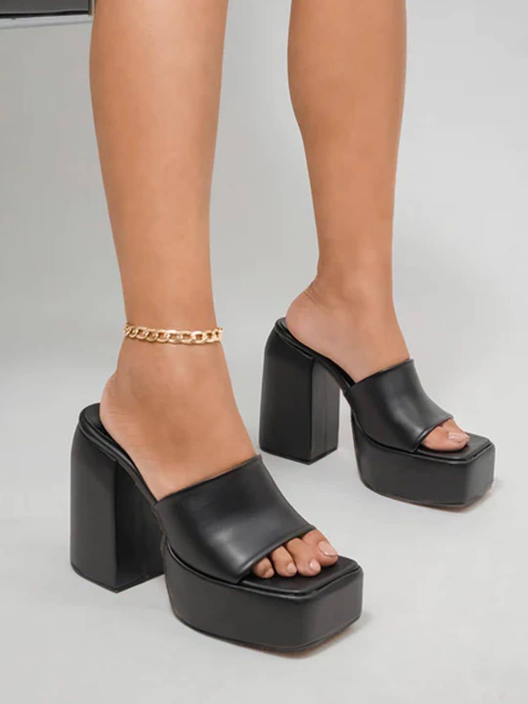 Shoetopia - Beige Women's Slip On Heels - Heels | Buy online on ZillyBuy