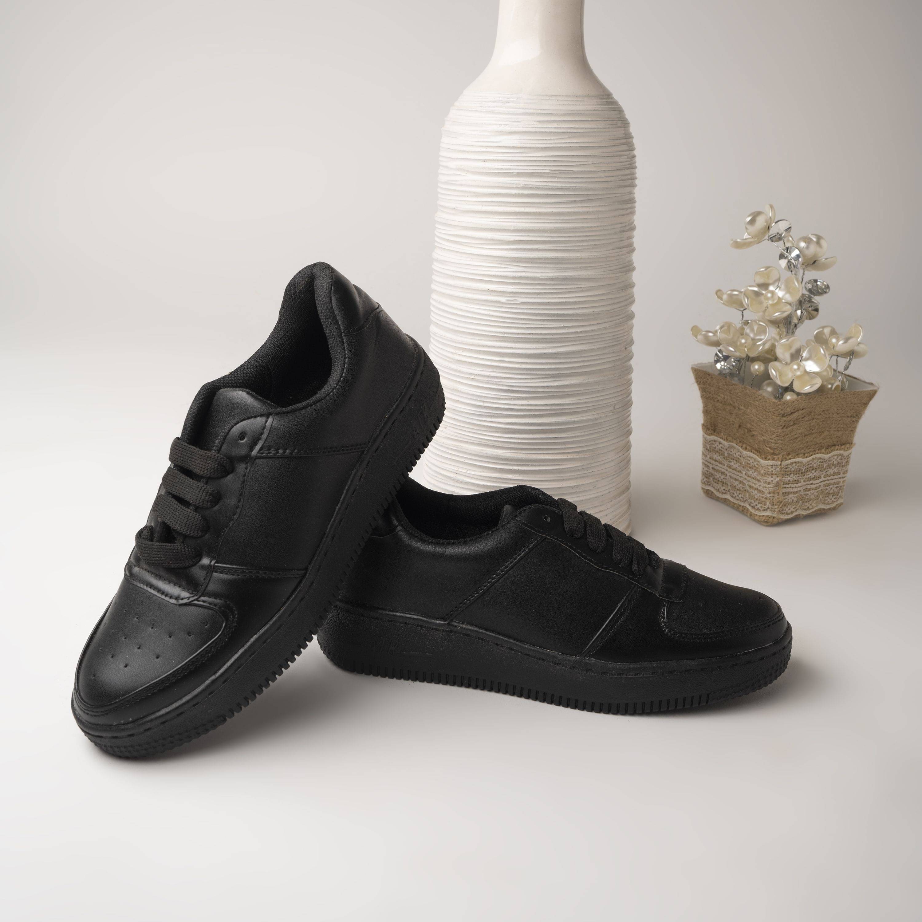     			Shoetopia - Black Women's Sneakers