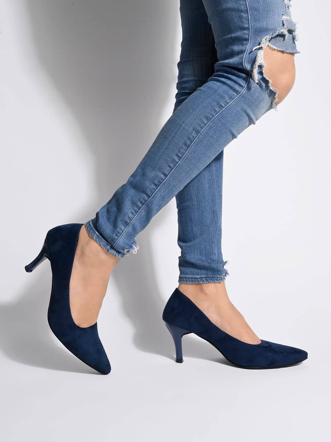 Shoetopia - Blue Women's Pumps Heels - Heels | Buy online on ZillyBuy