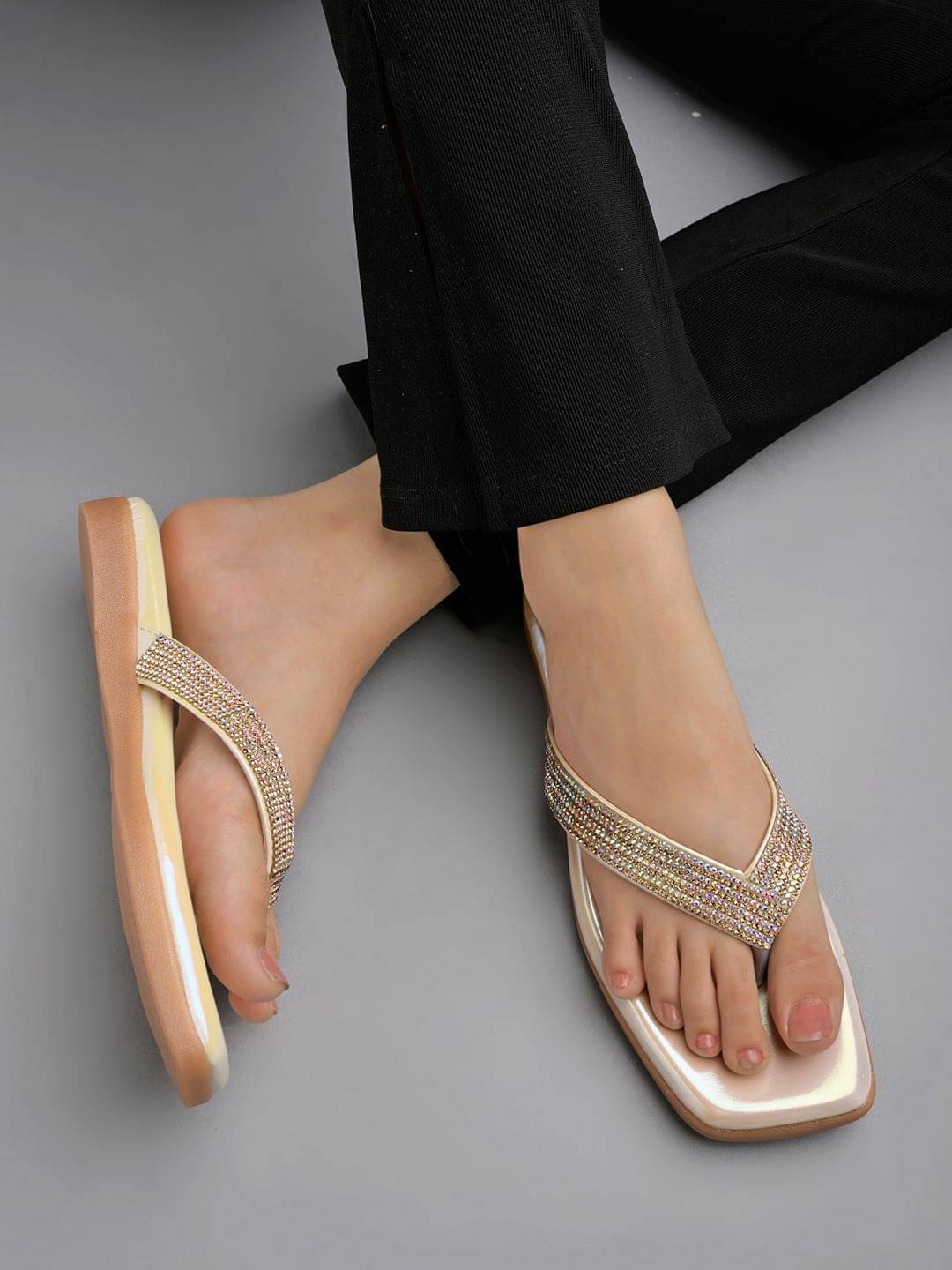Shoetopia - Gold Women's Flats Shoetopia - Gold Women's Flats