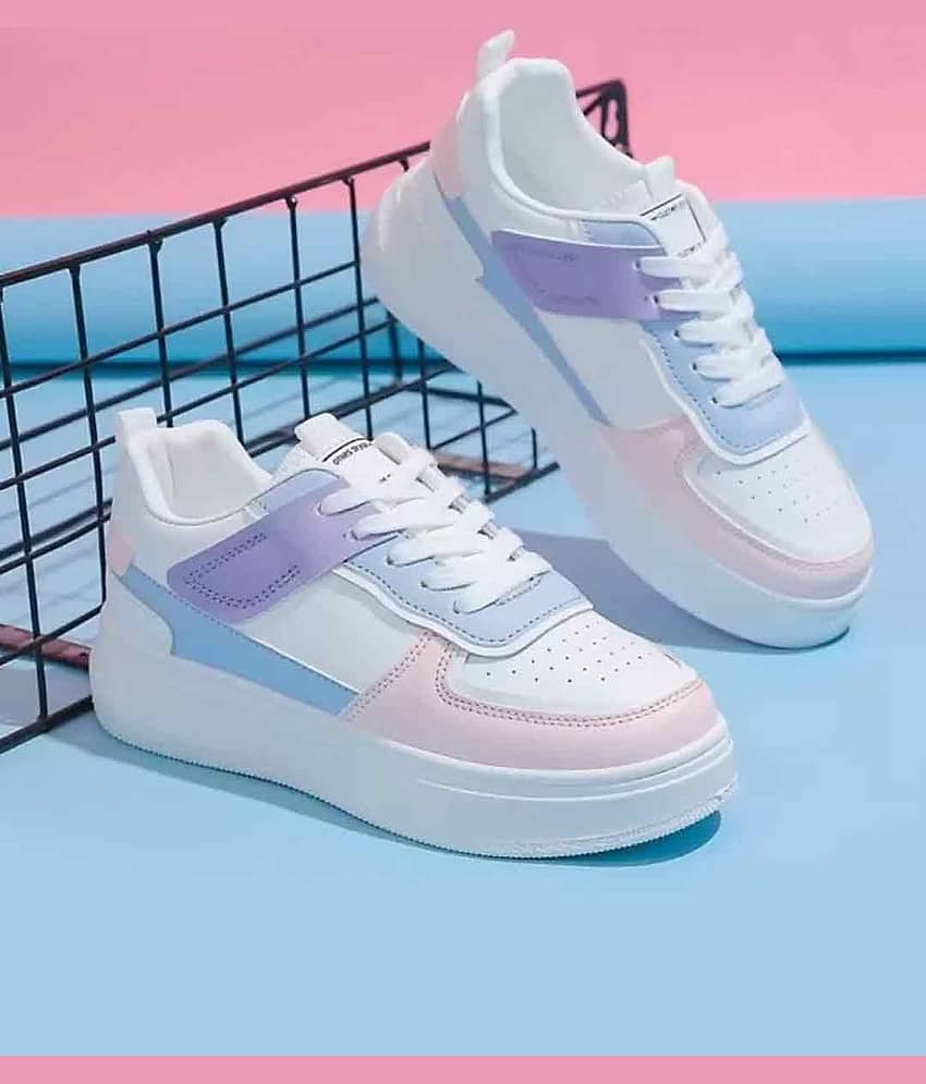 Shoetopia - Pink Women's Sneakers - Casual Shoes | Buy online on ZillyBuy