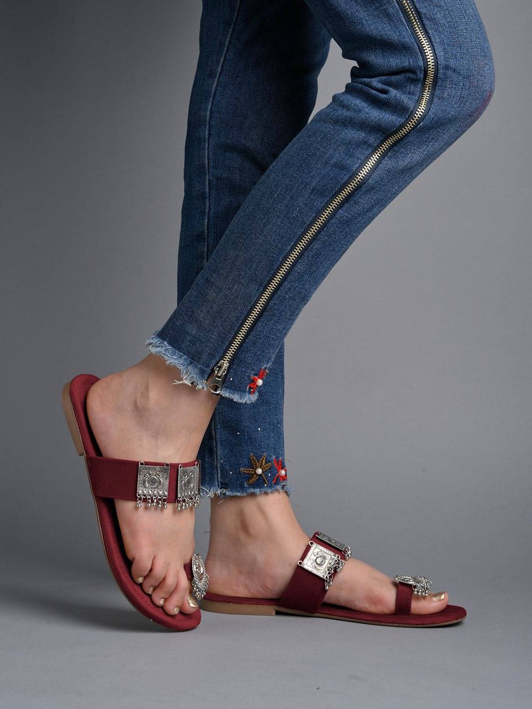     			Shoetopia - Red Women's Flats