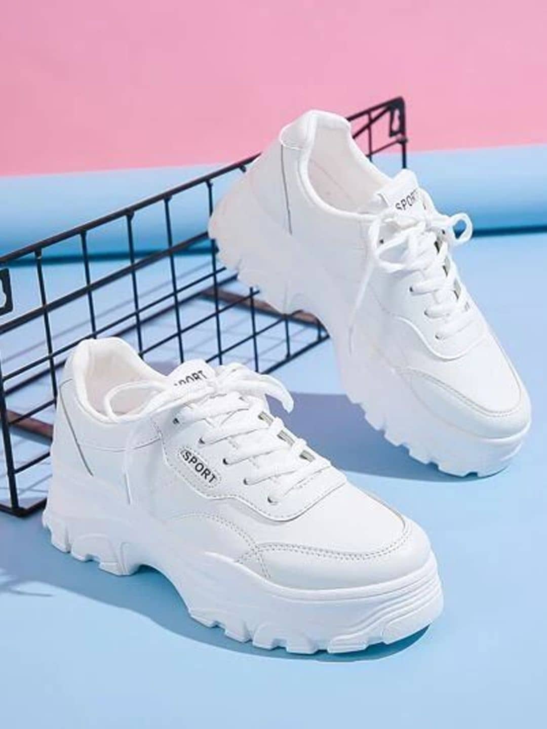 Shoetopia - White Women's Running Shoes - Sports Shoes | Buy online on ZillyBuy