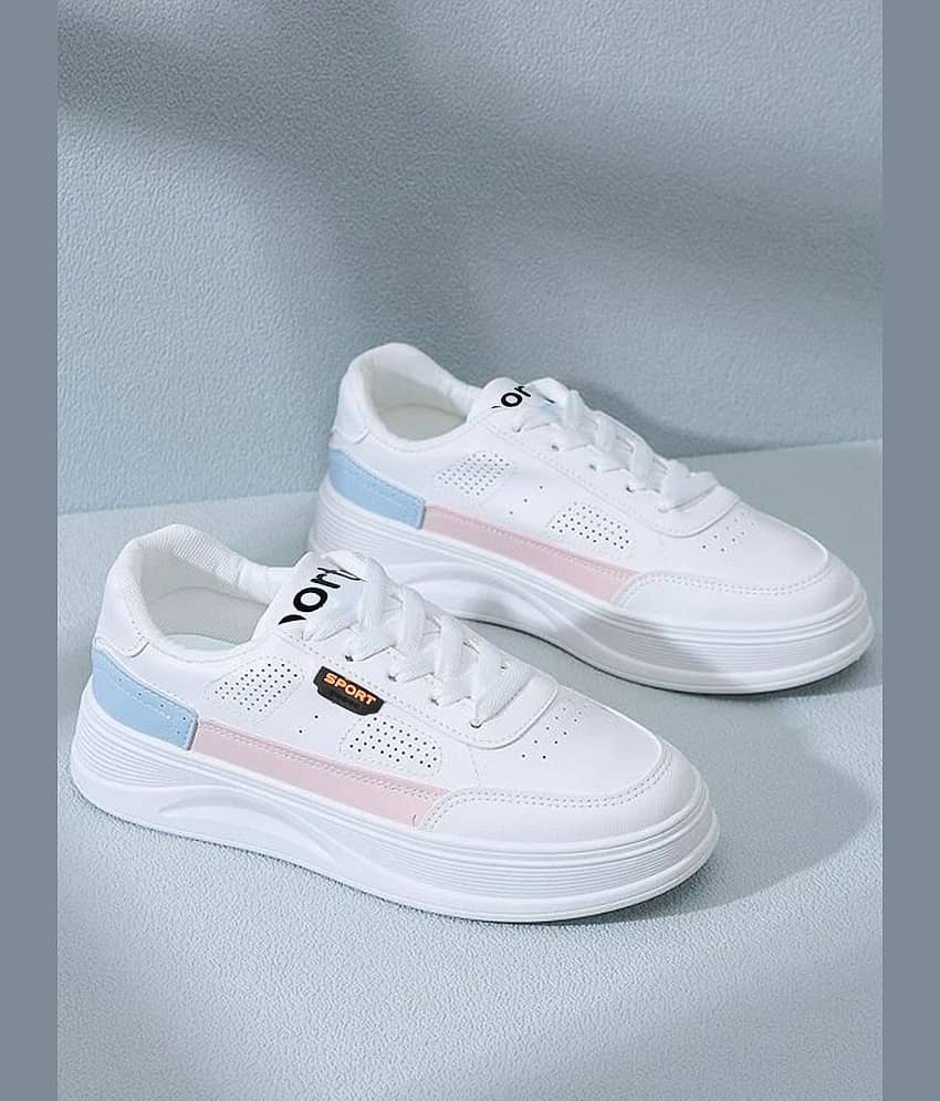 Shoetopia - White Women's Sneakers - Casual Shoes | Buy online on ZillyBuy