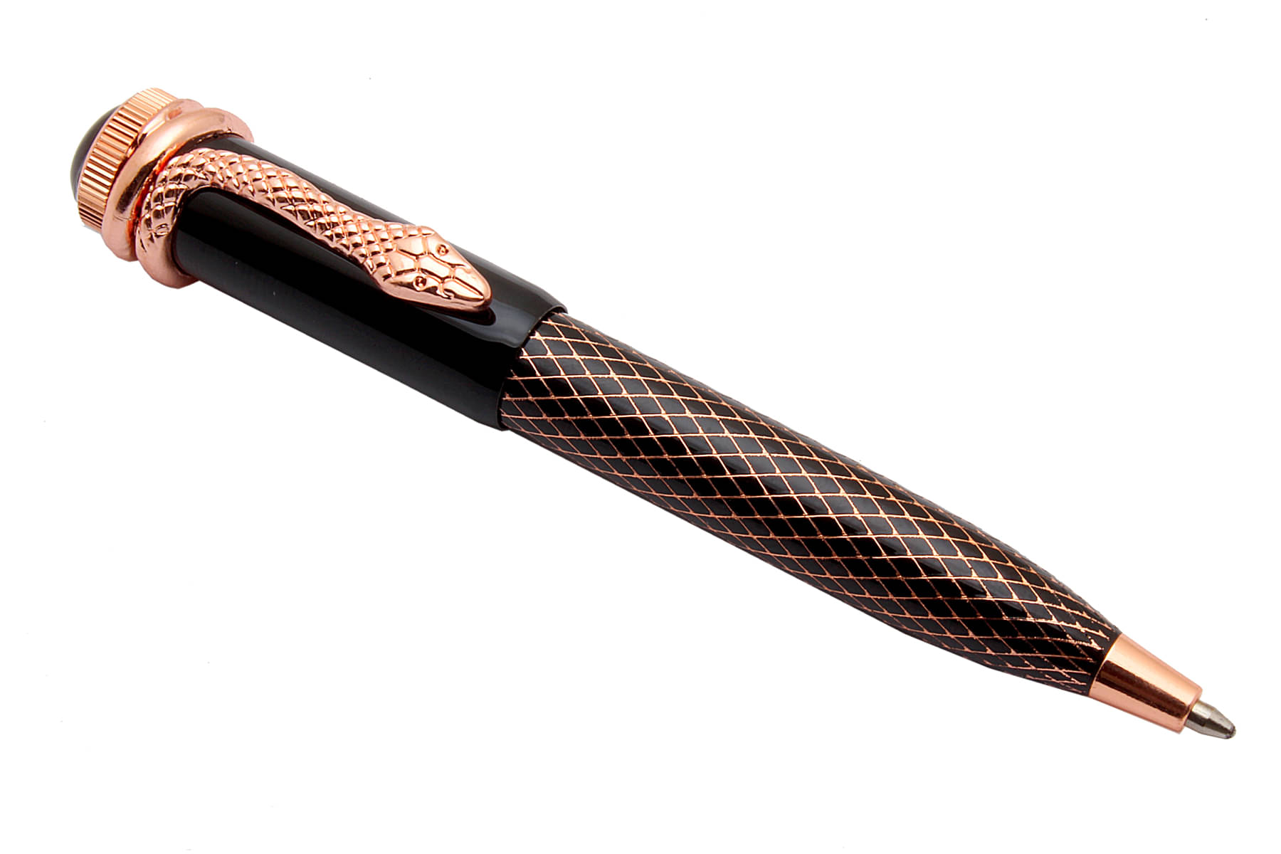     			Srpc Cobra Clip Edition Rose Gold Mini Ballpoint Pen Blue Refill