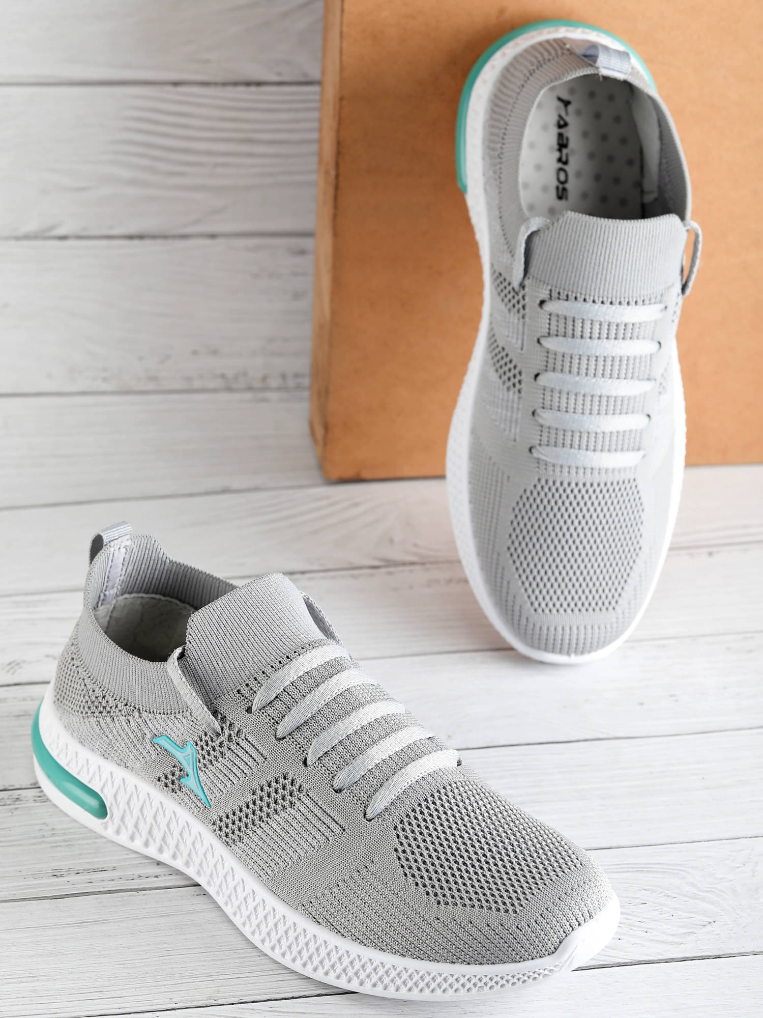     			Abros - Light Grey Women's Running Shoes