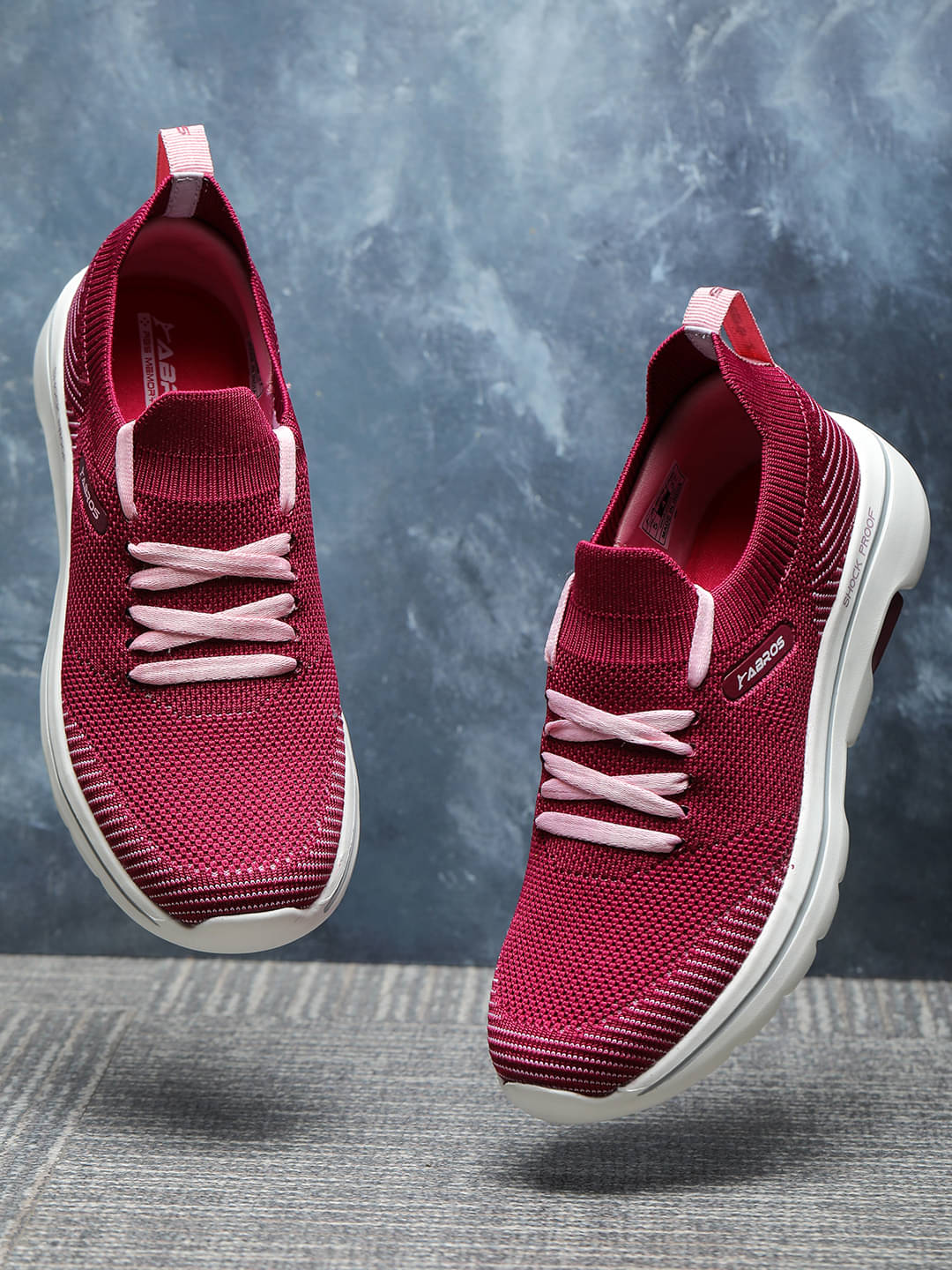 Abros - Magenta Women's Running Shoes     			Abros - Magenta Women's Running Shoes
