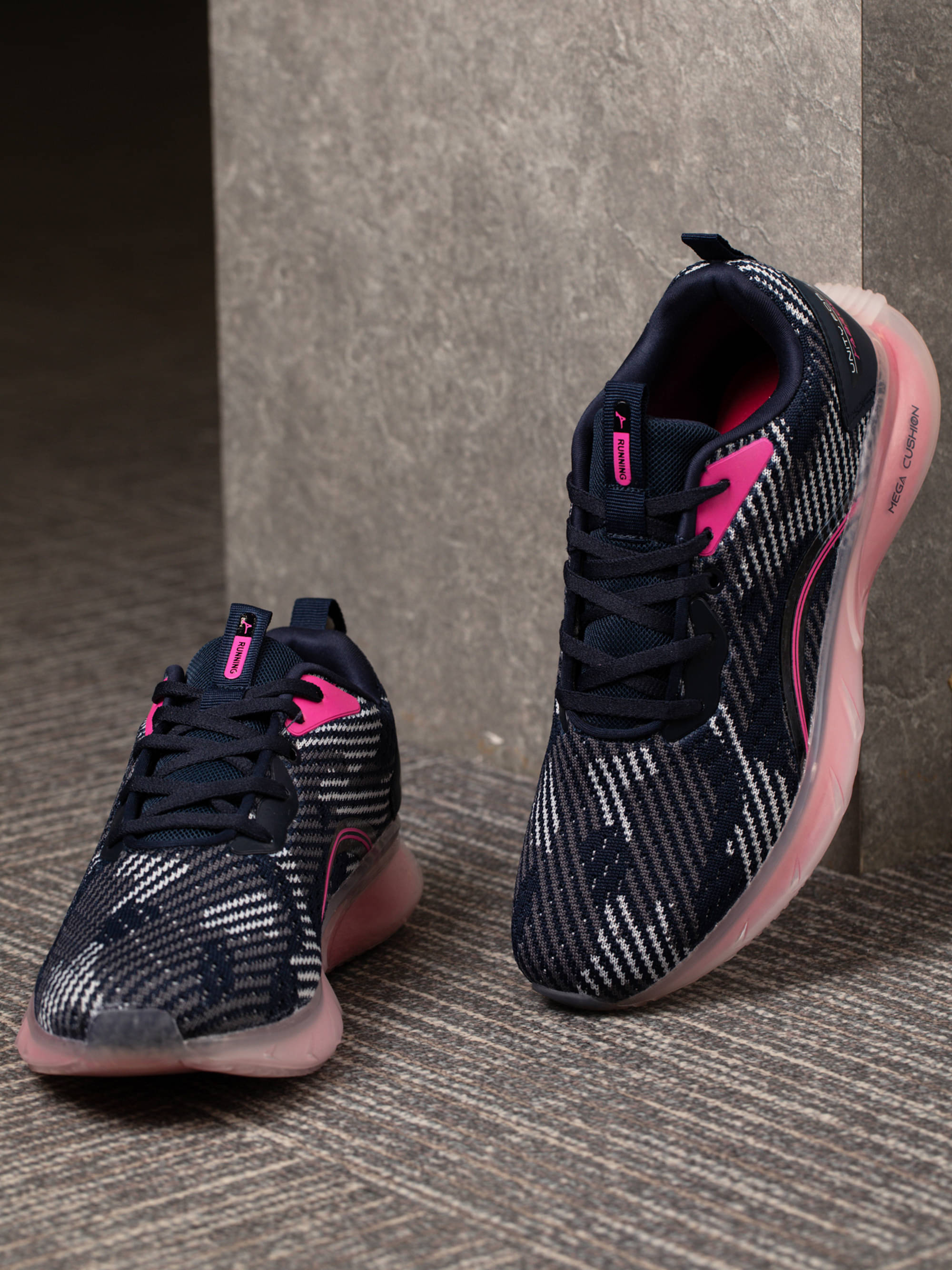     			Abros - Navy Women's Running Shoes