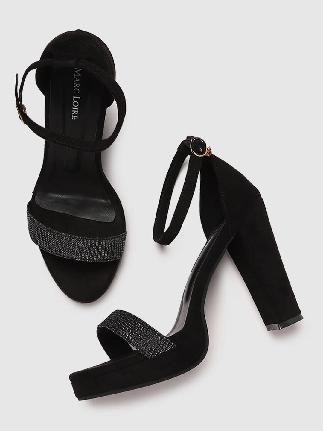 MARC LOIRE - Black Women's Sandal Heels - Heels | Buy online on ZillyBuy