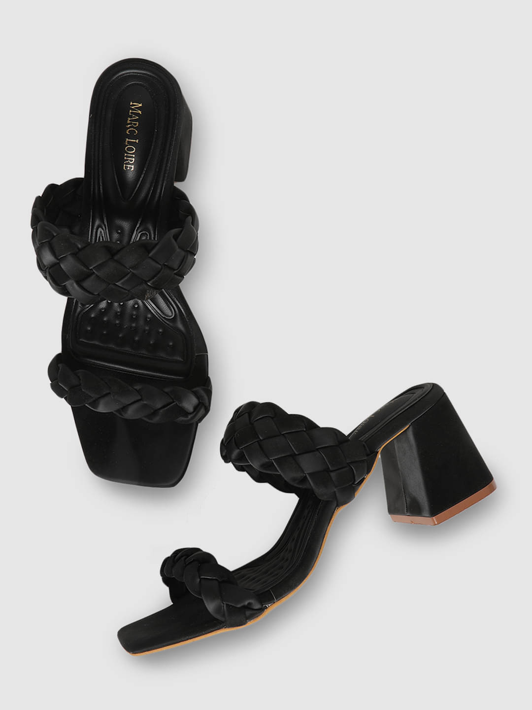 MARC LOIRE - Black Women's Slip On Heels MARC LOIRE - Black Women's Slip On Heels