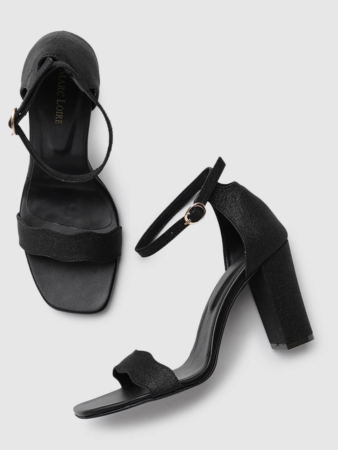     			MARC LOIRE - Black Women's Sandal Heels