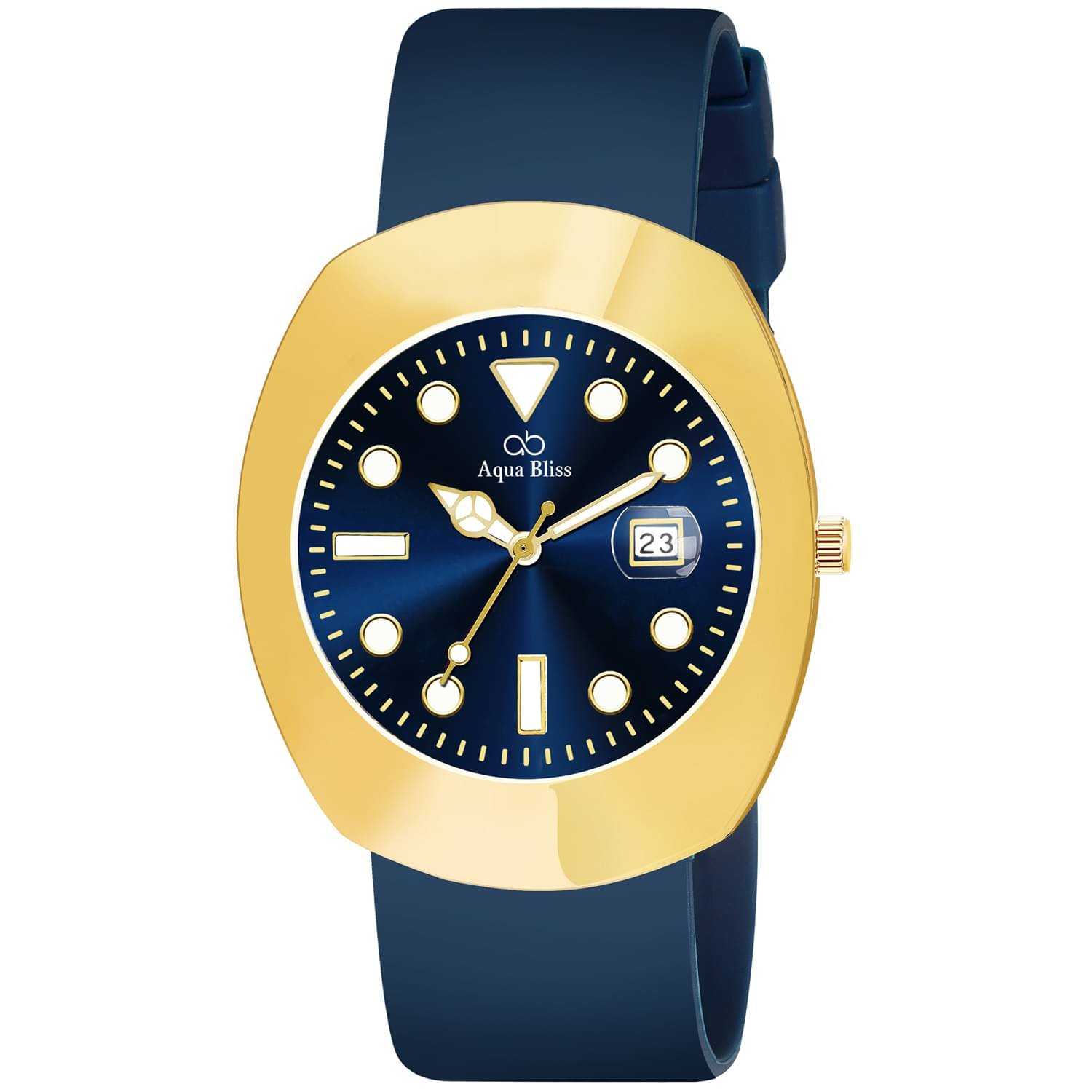     			AQUA BLISS - Blue Silicon Analog Men's Watch