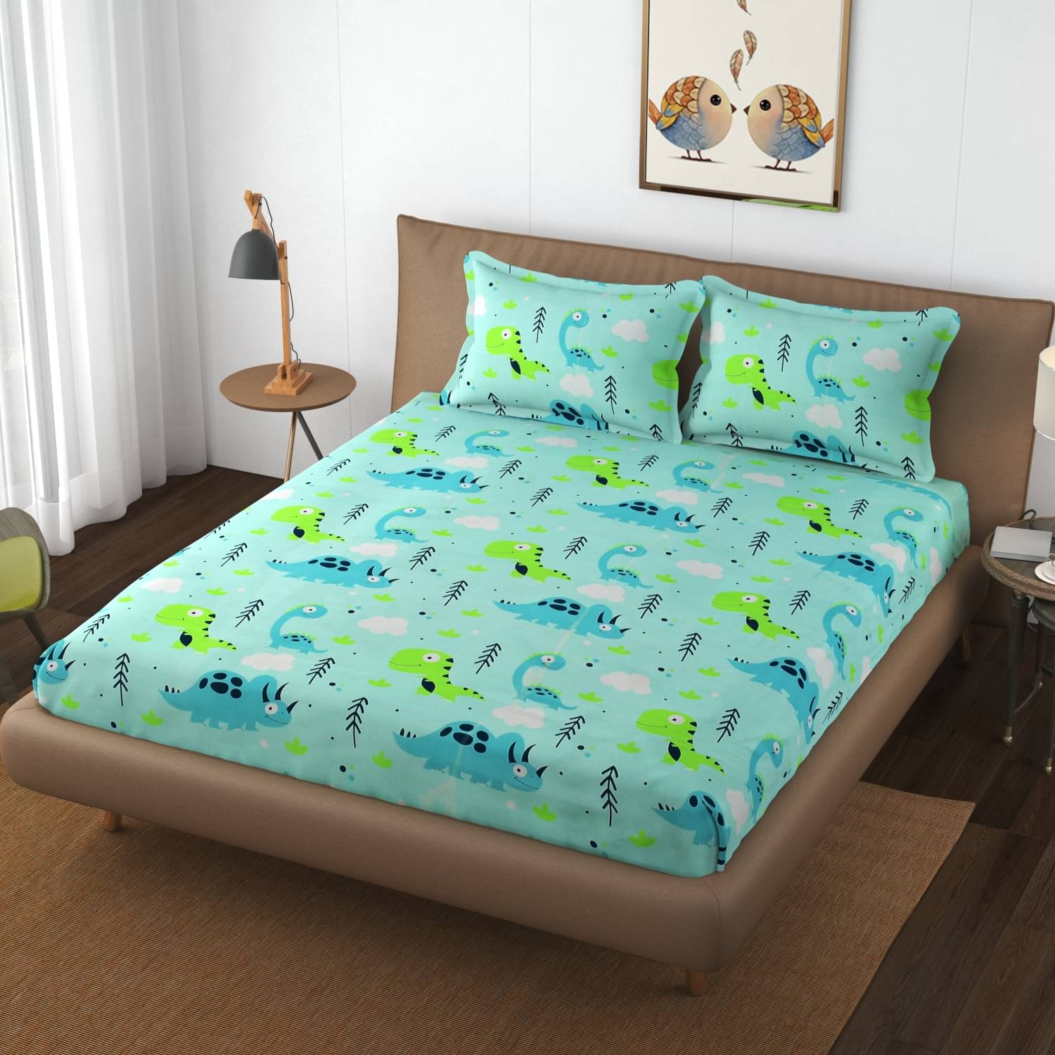Apala Microfiber Double Bedsheet ( Green ) Apala Microfiber Double Bedsheet ( Green )