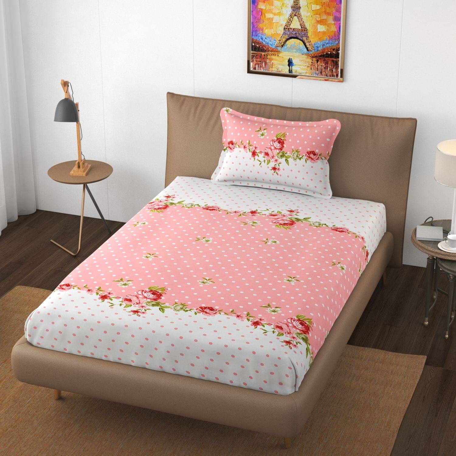 Apala Microfiber Single Bedsheet ( Pink ) Apala Microfiber Single Bedsheet ( Pink )