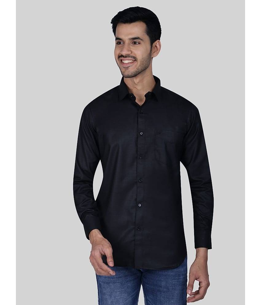 Comey Cotton Blend Regular Fit Full Sleeves Men's Formal Shirt - Brown ( Pack of 1 )